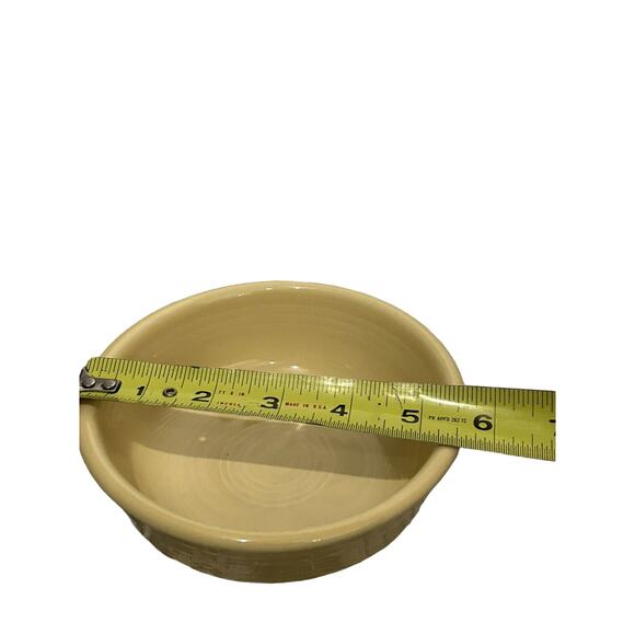 Fiesta Vintage Retired Ivory Cereal Bowl 6 Inch 1936 - 1951 - Picture 3 of 5